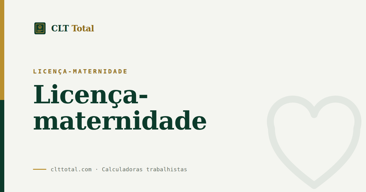 Licença-maternidade: quem tem direito ao salário-maternidade, por CLT Total